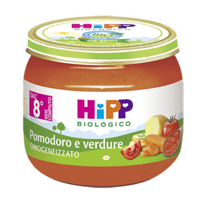 Hipp Biologico Baby Sugo Pomodoro E Verdure 2x80g