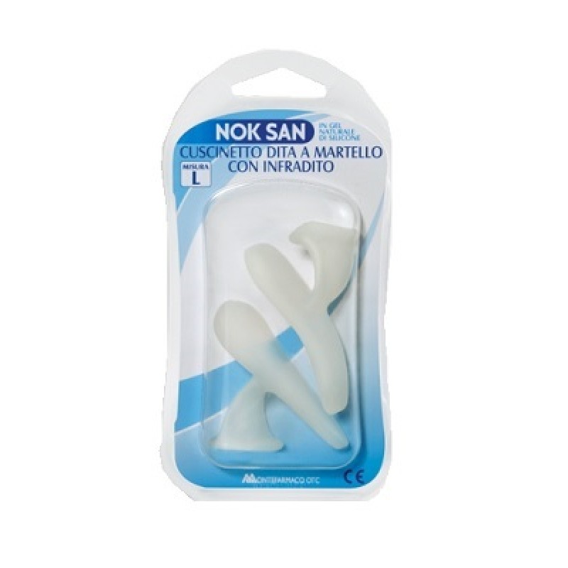 Nok San Cuscinetto Dita A Martello Con Infradito Taglia M 2 Pezzi