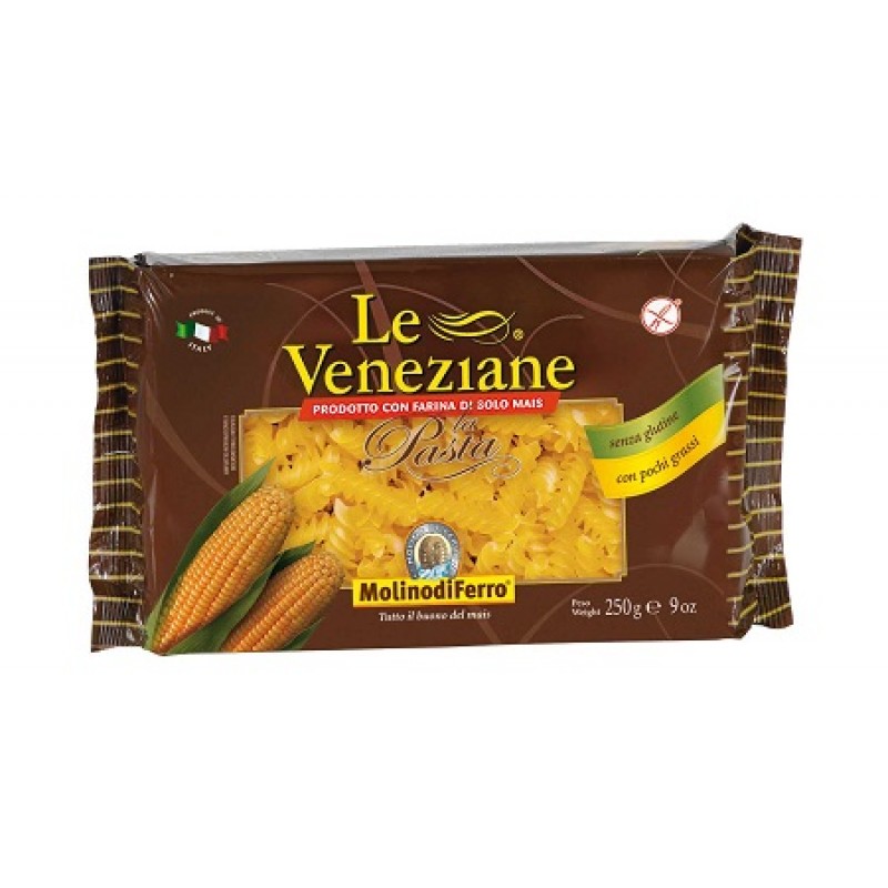 Le Veneziane Eliche Pasta di Mais Senza Glutine 250 g