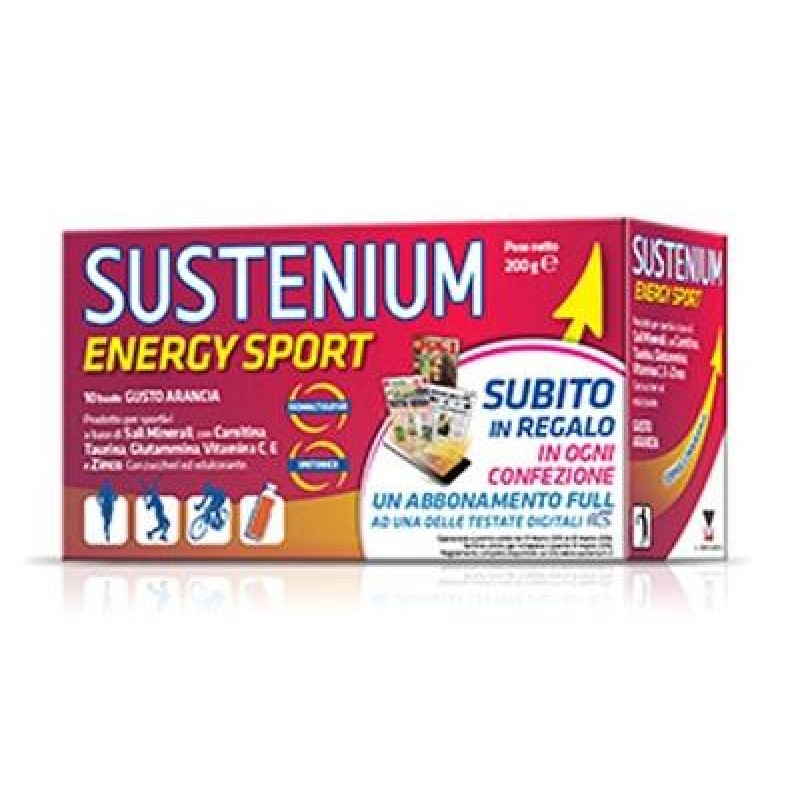 Sustenium Energy Sport Integratore Sportivo 10 Bustine