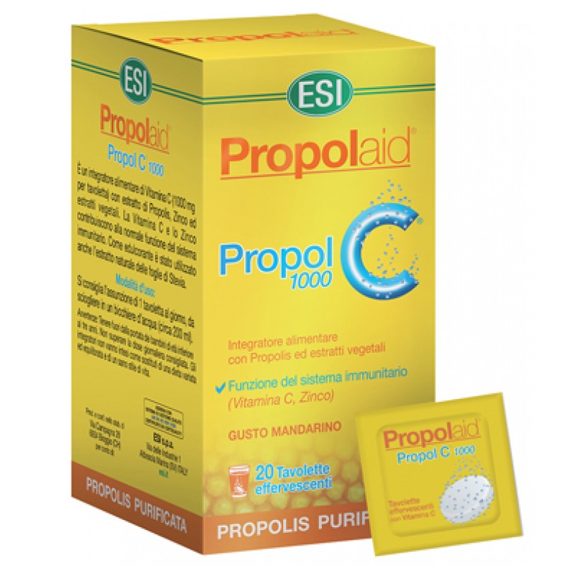 Esi Propolaid Propol C 1000 mg Integratore Difese Immunitarie 20 Compresse
