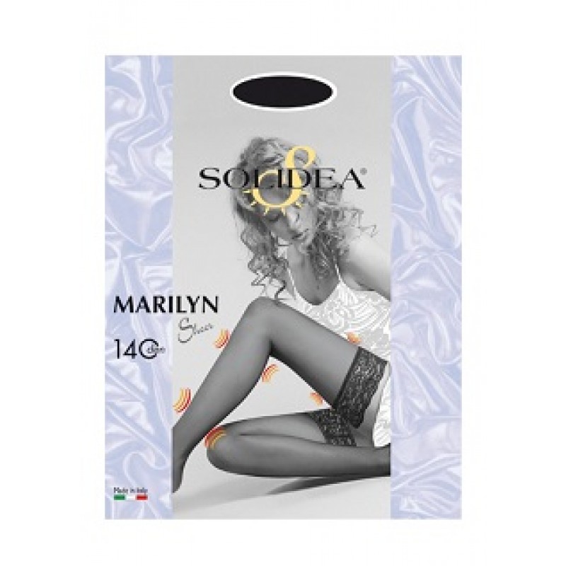 MARILYN 140 CALZA AUTOREGGENTE NERO 3