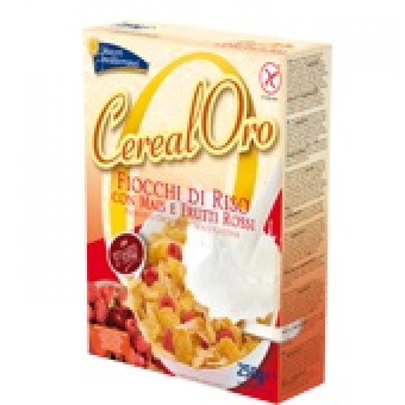 Piaceri Mediterranei CerealOro Fiocchi Di Riso Mais E Frutti Rossi Senza Glutine 250 g