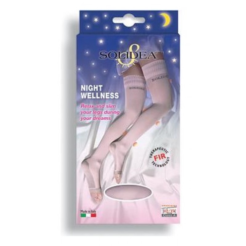 Solidea Night Wellness Calze Compressive Colore Nero Taglia 1 S