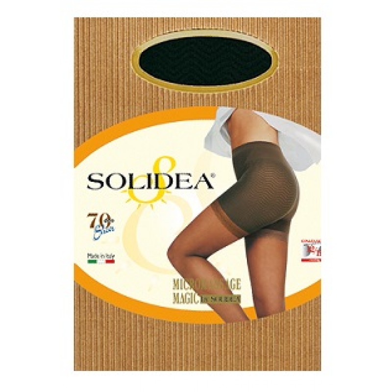 Solidea Magic Sheer 70 DEN Collant Compressivo Anticellulite Colore Nero Taglia 3