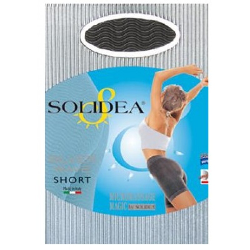 Solidea Silver Wave Short Pantaloncino Micromassaggiante Colore Nero Taglia XL