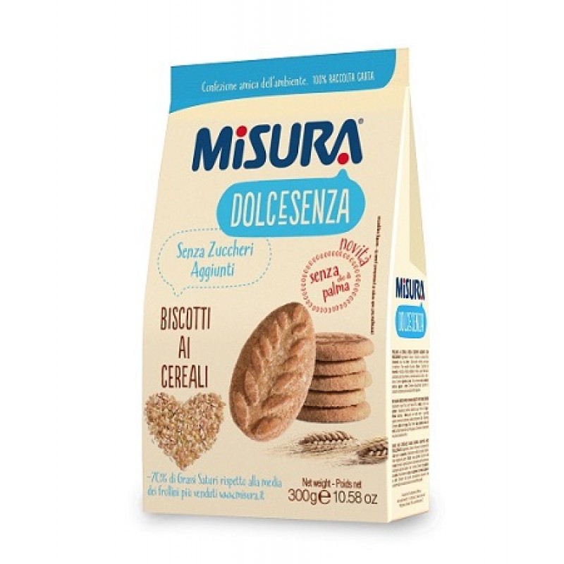Misura Dolcesenza Biscotti ai Cereali 300 g