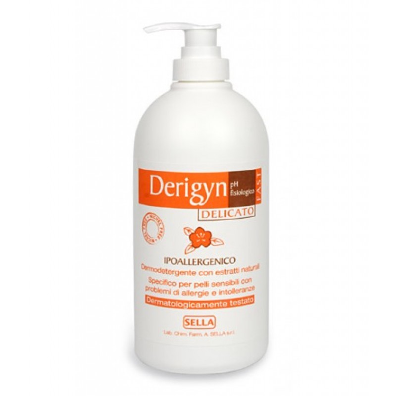 Derigyn Detergente Delicato Ipoallergenico Fast 500 ml