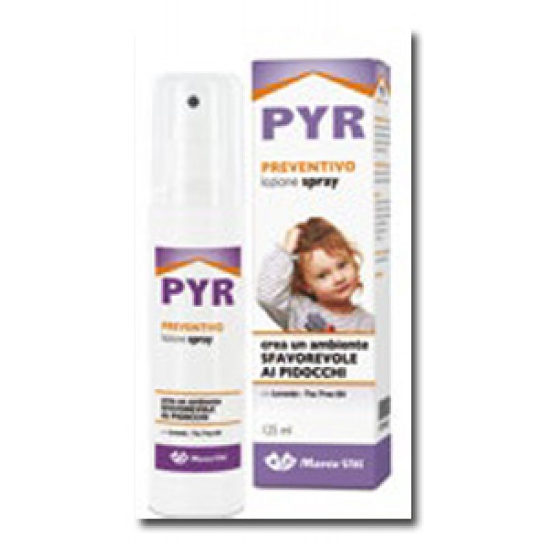 Pyr Lozione Spray Preventivo Pidocchi 125 ml