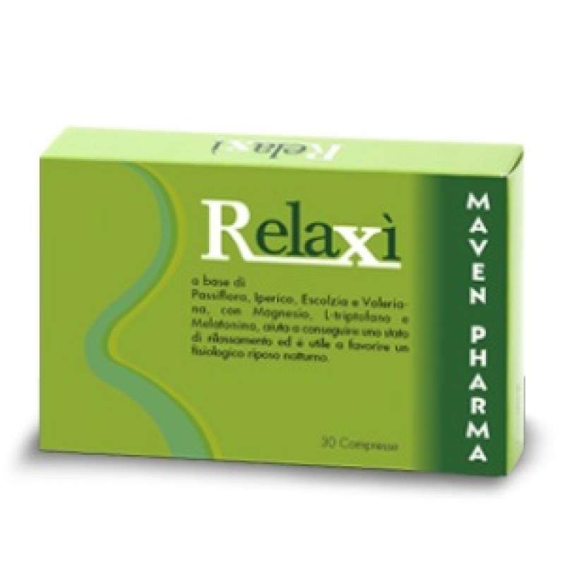 Relaxì Integratore Sonno 30 Compresse