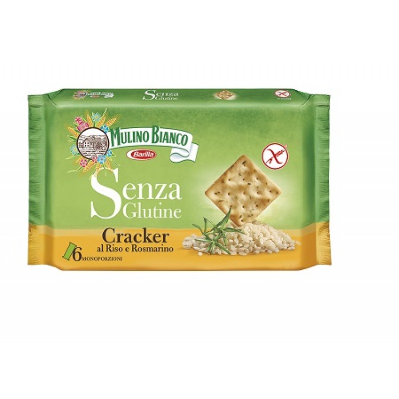 Mulino Bianco senza Glutine Cracker Riso Rosmarino 200 g