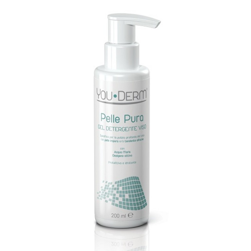 YouDerm Pelle Pura Gel Detergente Viso 200 ml