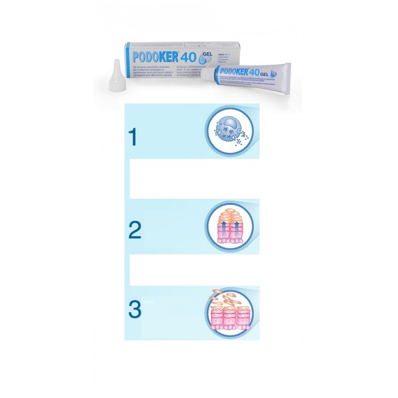 Podoker 40 Gel Trattamento Unghie Tubetto 30 ml