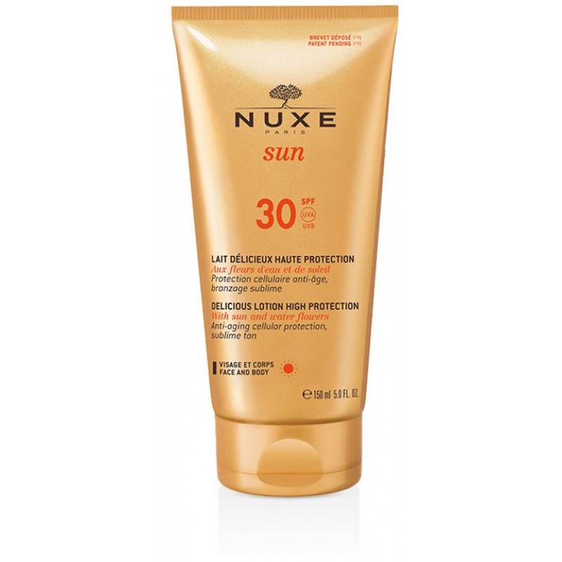 Nuxe Sun SPF30 Latte Delizioso alta protezione anti-et