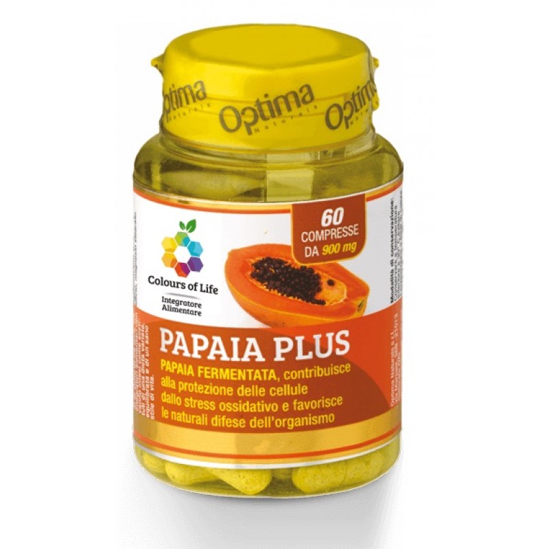 COLOURS OF LIFE PAPAIA PLUS 60 COMPRESSE 900 MG