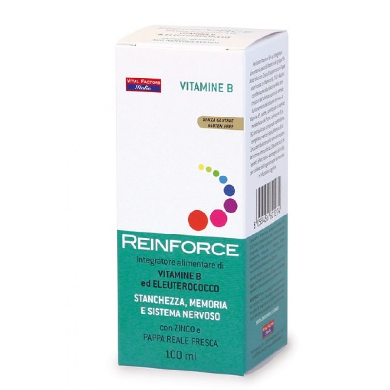 Farmaderbe Reinforce Vitamine B Integratore 100 ml