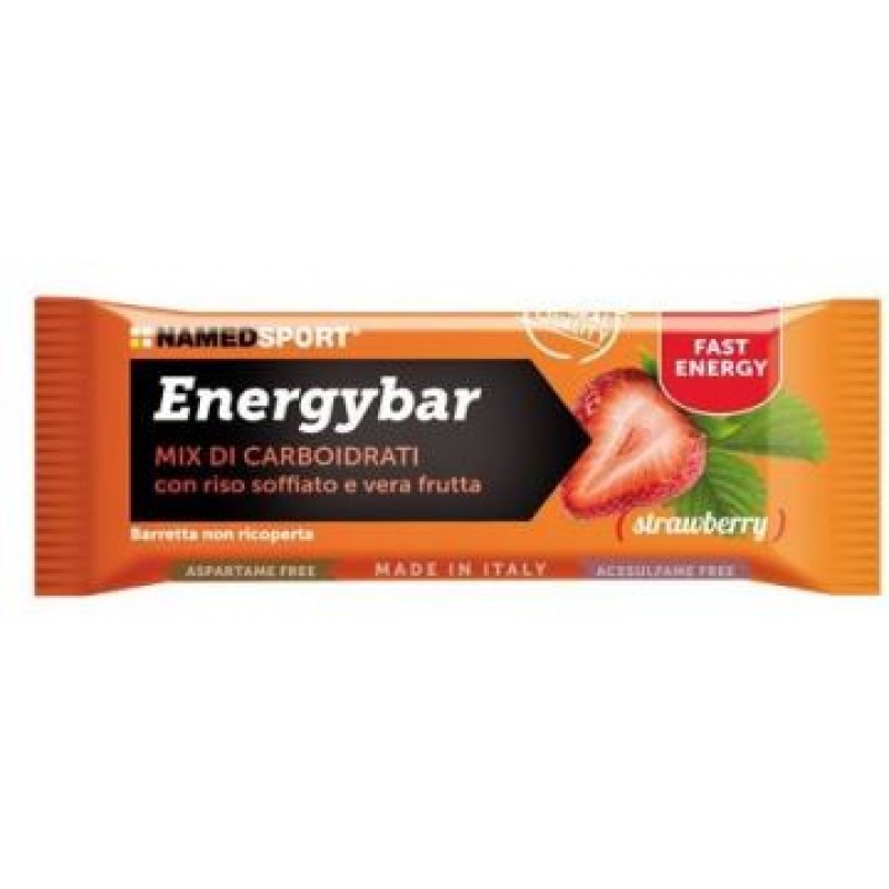 Named Sport Energybar Strawberry Barretta Con Carboidrati 35 g