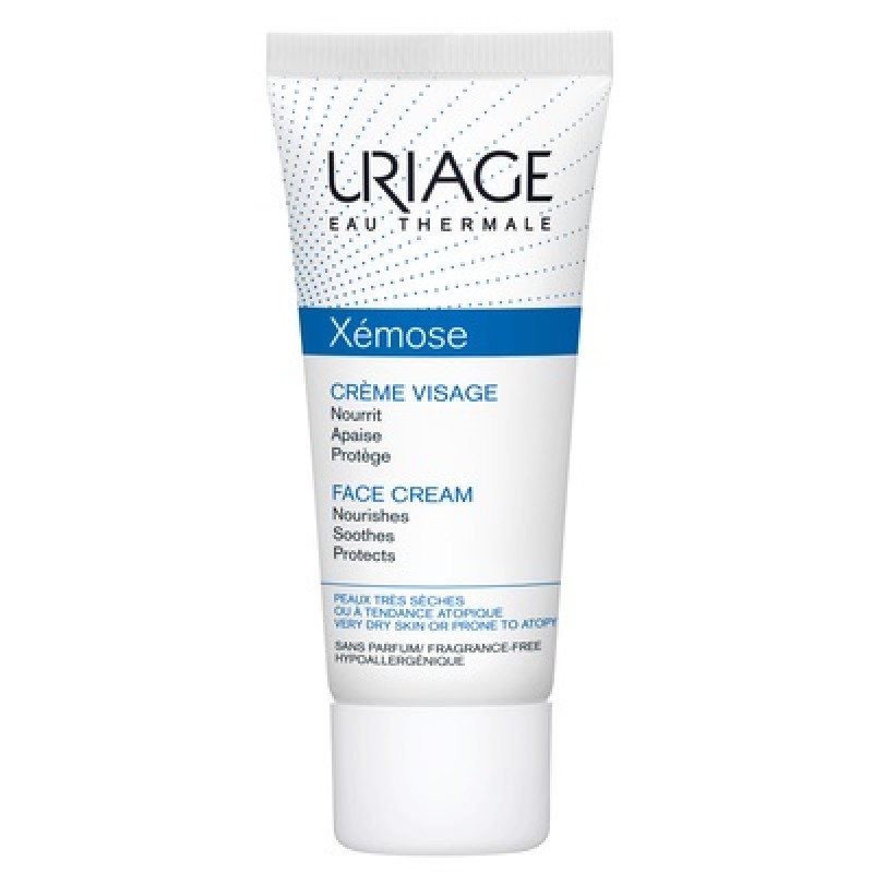 Uriage Xémose Crema Viso Nutritiva Pelle Secca 40 ml