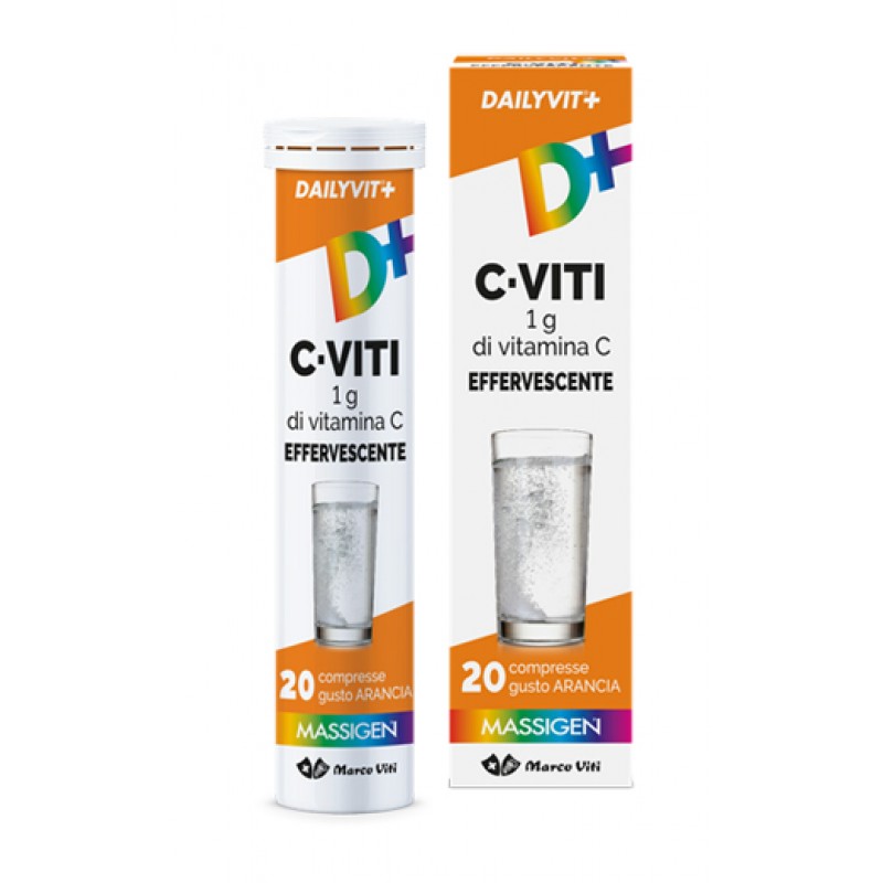 DAILYVIT+ Viti C Compresse Effervescenti 1g 20 Pezzi
