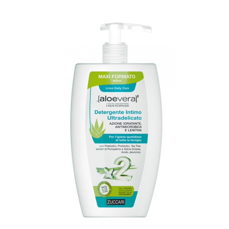 zuccari ALOEVERA2 Detergente Intimo Ultradelicato 400ml