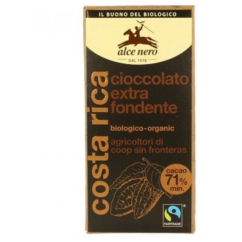 Alce Nero Tavoletta Cioccolato Extra Fondente Biologica 100 g