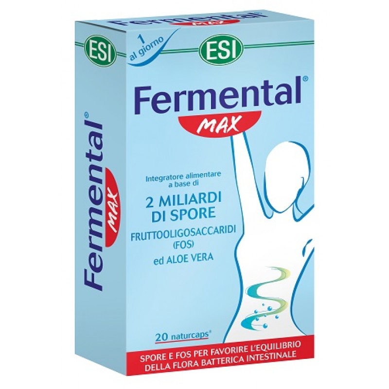 Esi Fermental Max Naturcaps Integratore Intestinale 20 Capsule