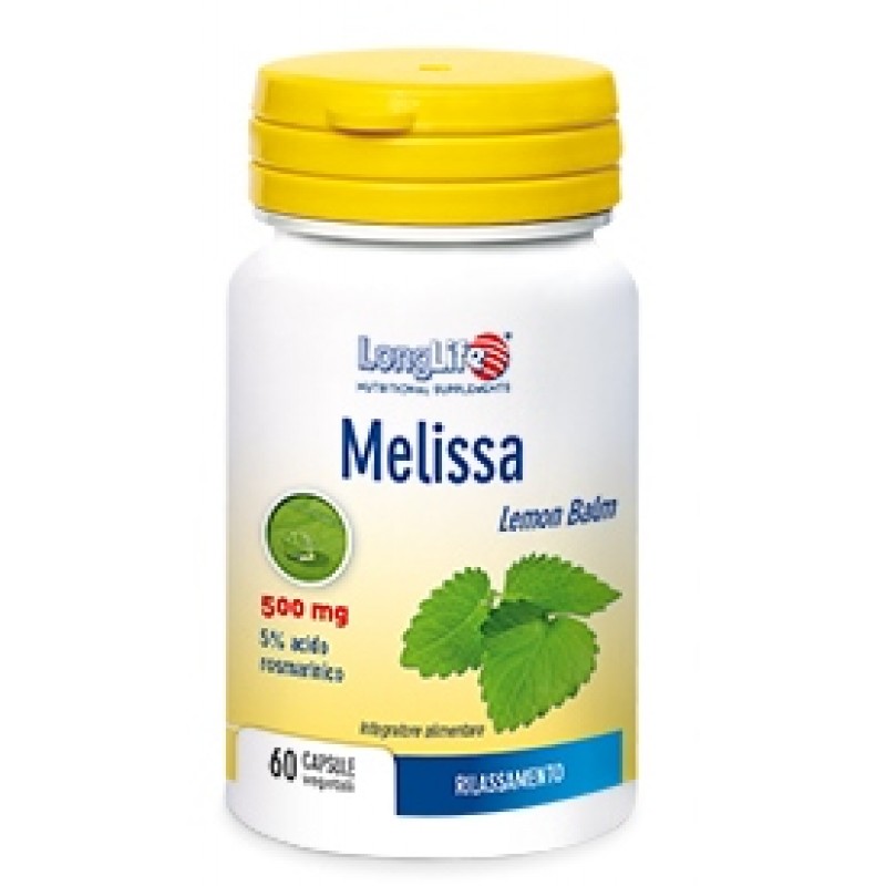 LongLife Melissa 500 mg Integratore 60 Capsule