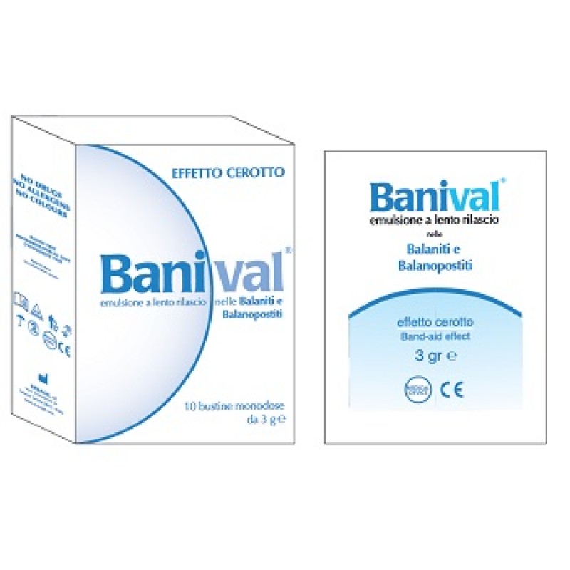 Banival Effetto Cerotto Crema Emolliente Vaginale 10 Bustine 3 g