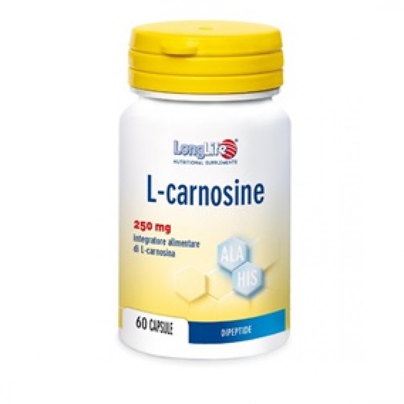 LongLife L-Carnosine Integratore 60 Capsule