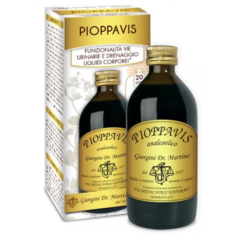 Dr. Giorgini Pioppavis Liquido Analcoolico Integratore Drenante 200 ml