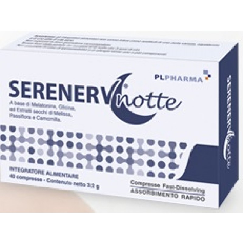 Serenerv Notte Integratore Sonno 40 Compresse