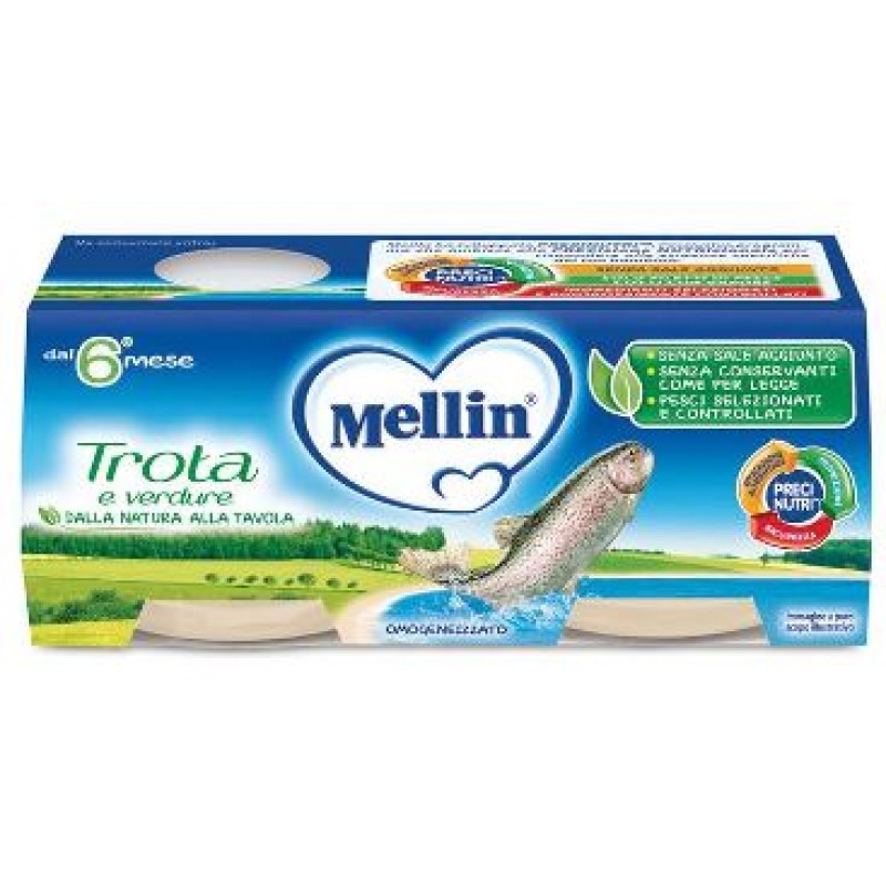Mellin Omogeneizzato di Trota 2 x 80 g