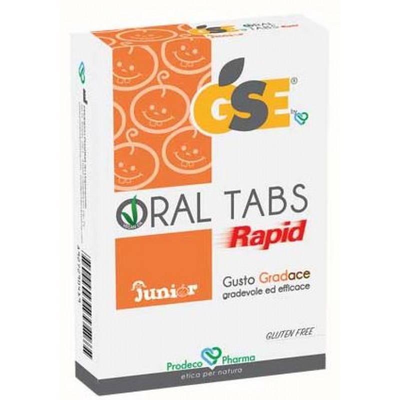 Gse Oral Tabs Rapid Per Il Benessere della Gola 12 Compresse