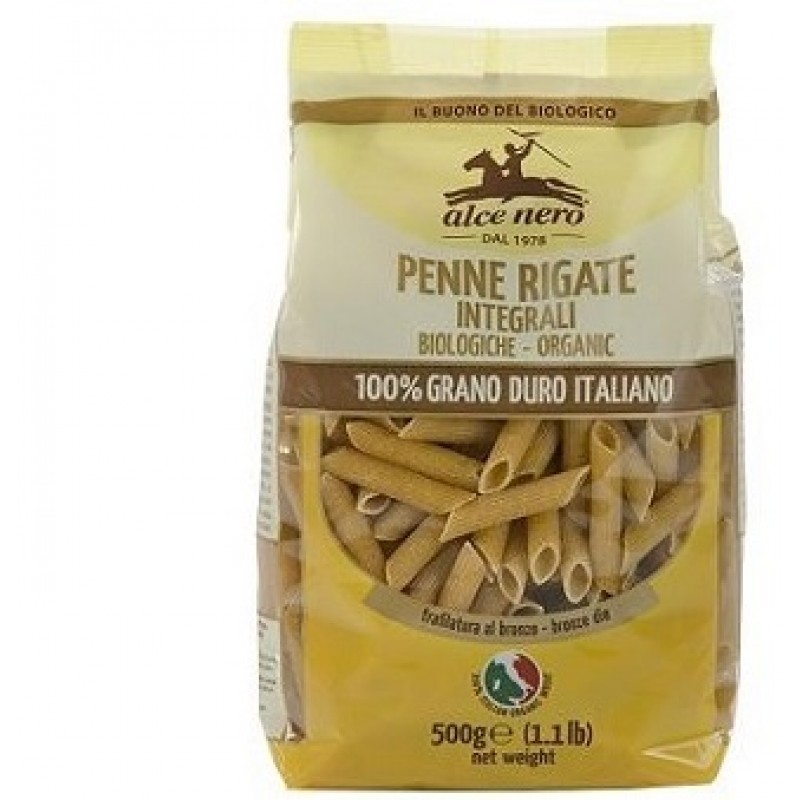 Alce Nero Penne Rigate Integrali Biologiche 500 g