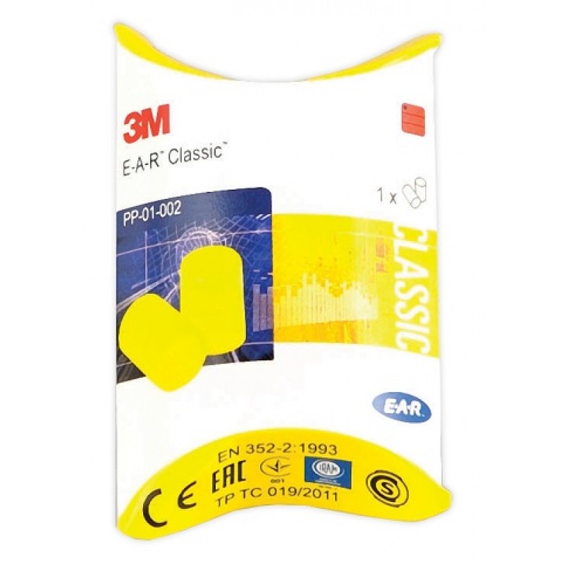 Farvisan EAR Classic Inserti Auricolari Monouso PVC Espanso 2 Pezzi