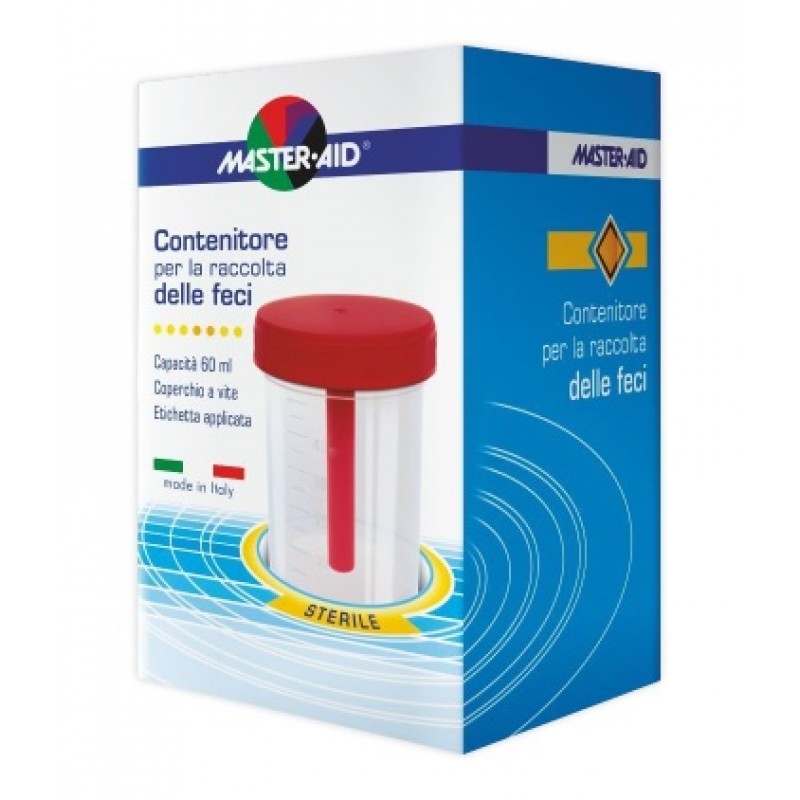 Master Aid Contenitore Sterile Per Raccolta Delle Feci 60 ml