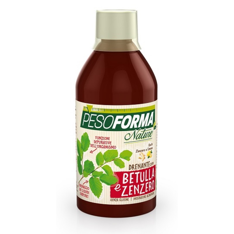 Pesoforma Nature Drenante Con Betulla E Zenzero - Integratore alimentare - 500 ml