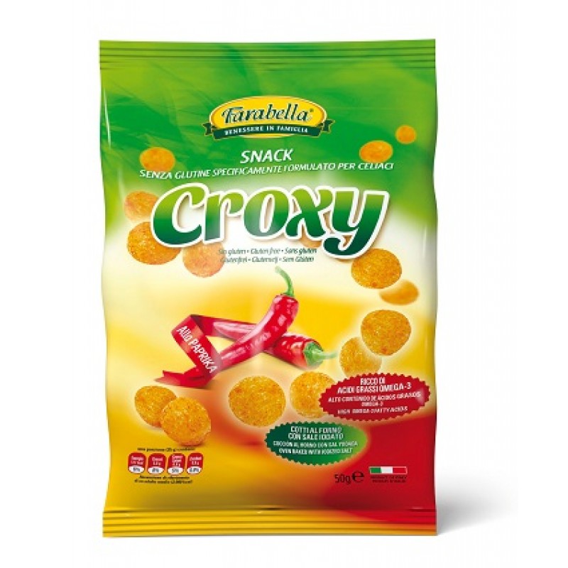 Farabella Senza Glutine Croxy Snack Paprika 50 g