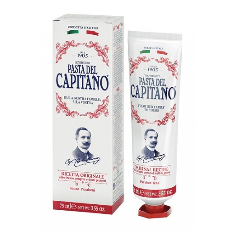 Pasta Del Capitano 1905 Dentrificio Ricetta Originale 75 ml
