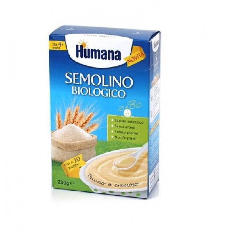 Humana Semolino Crema di Cereali Biologica 230 g