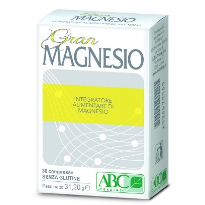 Gran Magnesio ABC Integratore di Magnesio 30 Compresse