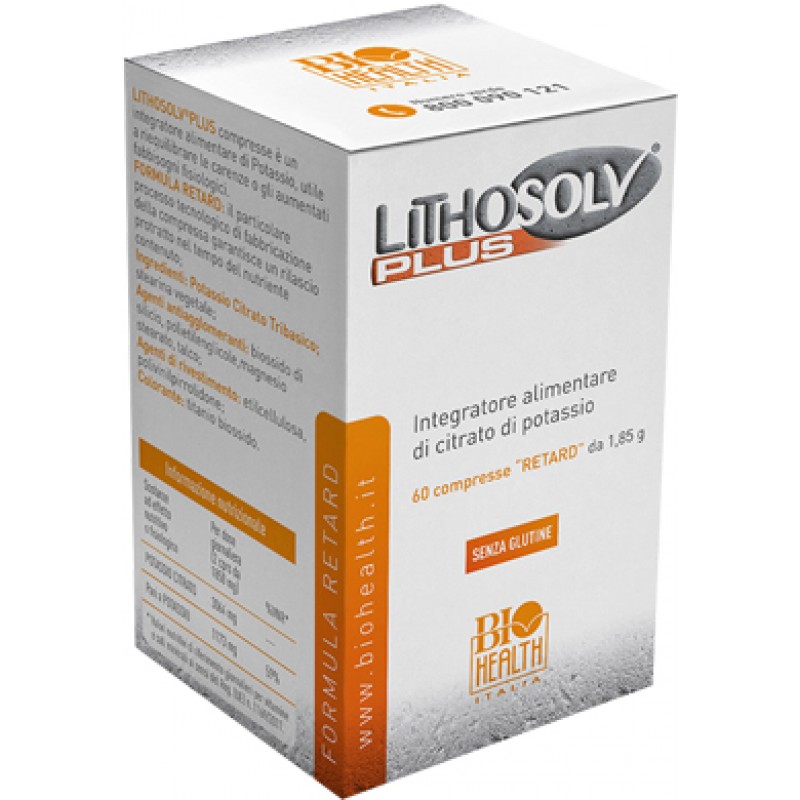 Lithosolv Plus Integratore Citrato Di Potassio 60 Compresse