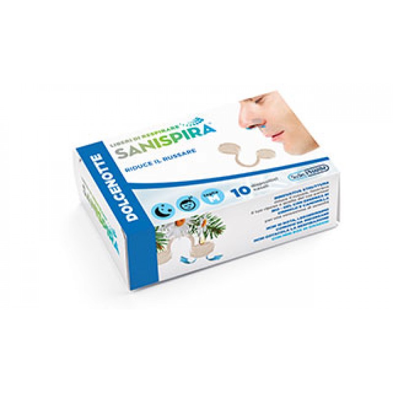 Sanispira Dolce Notte Filtri Nasali Contro Il Russare Misura L 10 Pezzi