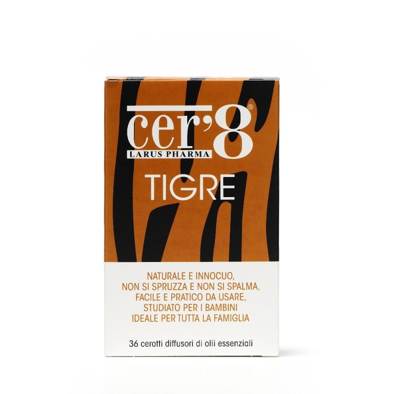 Cer'8 Tigre Diffusori Di Oli Essenziali Antizanzare 36 Cerotti