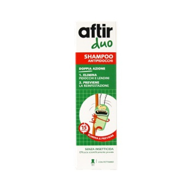 Aftir Duo Shampoo Antipidocchi A Doppia Azione 100 ml