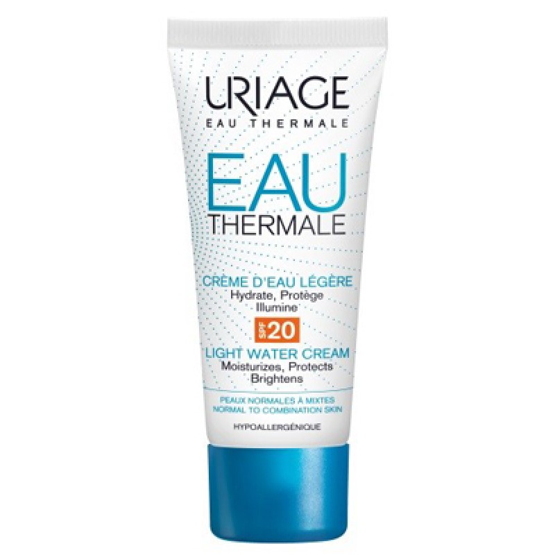 Uriage Eau Thermale Crema Leggera all'Acqua SPF20 Idratante Viso 40 ml