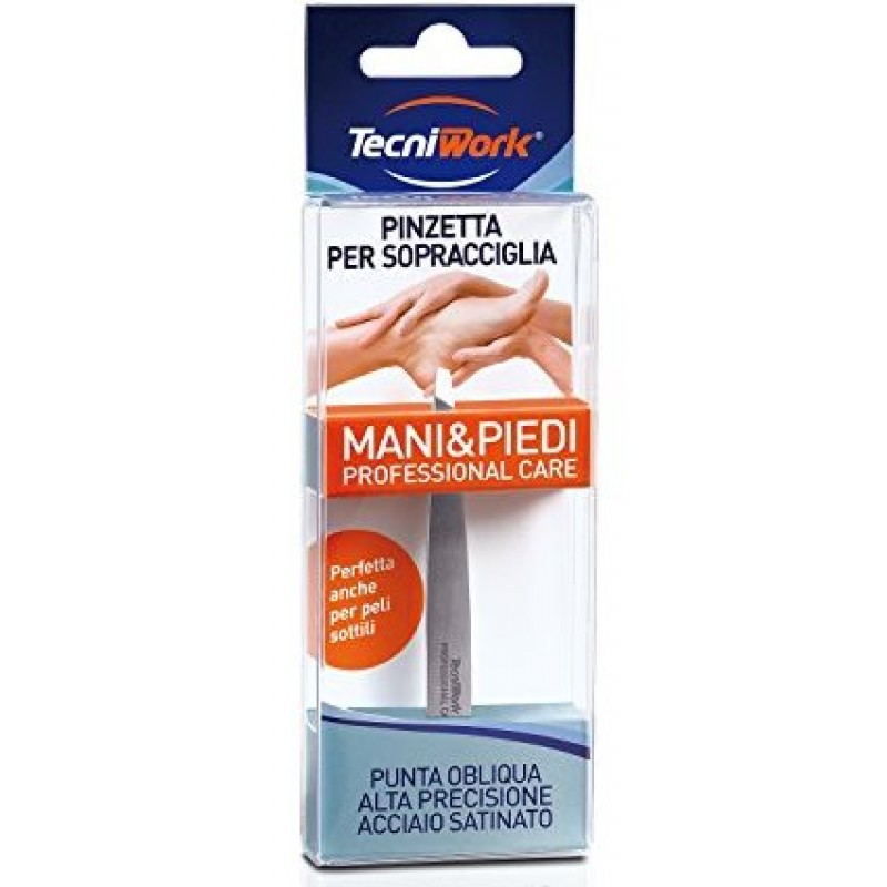 Tecniwork Pinzetta Sopracciglia Punta Obliqua
