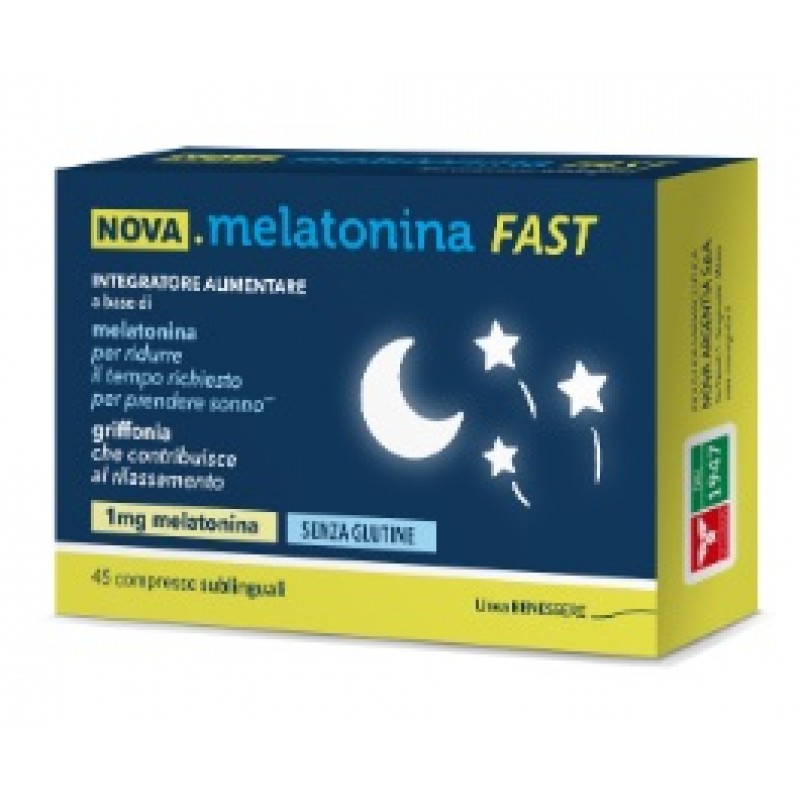 Nova Argentia Melatonina Fast Integratore per il Sonno