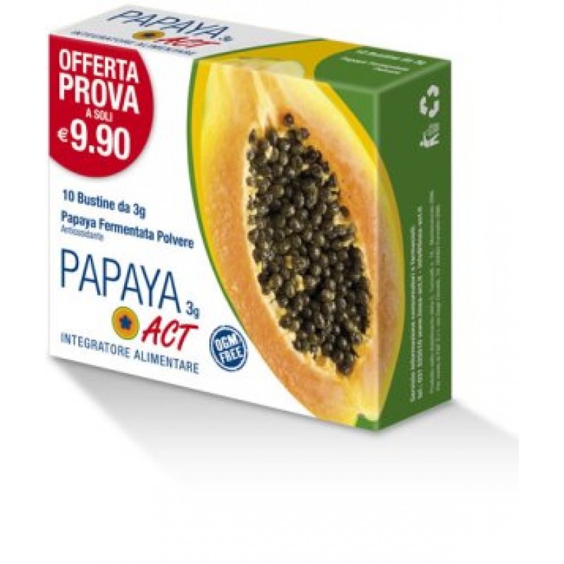 Papaya ACT Integratore Antiossidante 10 Bustine