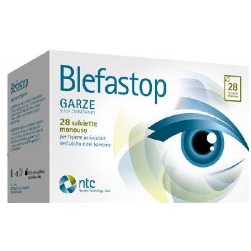 Blefastop Garze Oculari In Cotone Monouso Lenitive 28 Pezzi